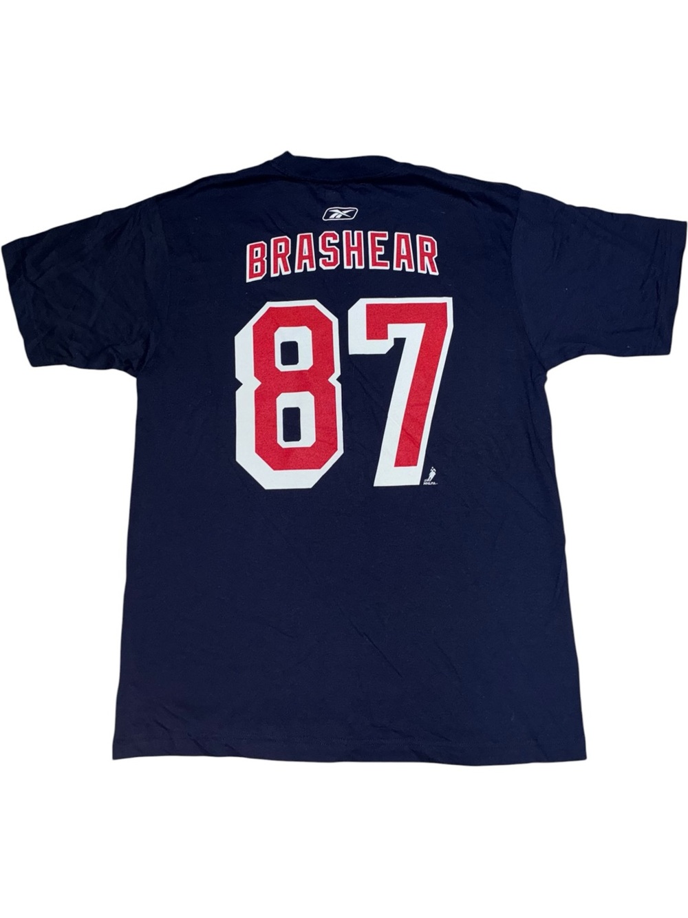 Reebok Navy Brashear 87 Graphic Vintage Mens Shirt